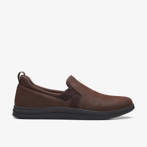 Clarks Breeze Bali Brown Slip Ons Dames Bruin | 7925308-RU