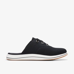 Clarks Breeze Clara Black Slip Ons Dames Zwart | 9813762-AJ