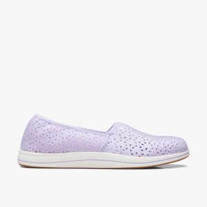 Clarks Breeze Emily Lilac Slip Ons Dames Paars | 8026437-BI