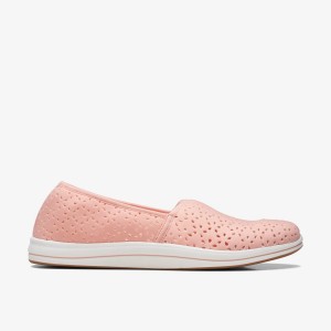 Clarks Breeze Emily Peach Slip Ons Dames Koraal | 9042531-OI