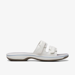 Clarks Breeze Piper White Sandalen Dames Wit | 6849137-SO