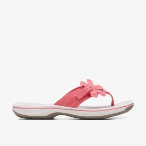 Clarks Brinkley Flora Bright Coral Sandalen Dames Lichtkoraal | 3219086-UO