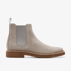 Clarks Clarkdale Easy Grey Nette Schoenen Heren Grijs | 8719023-SC