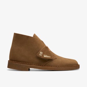 Clarks Desert Boot Cola Suede Nette Schoenen Heren Cola | 1230679-TH