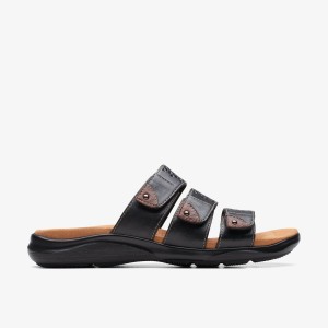 Clarks Kitly Walk Black Sandalen Dames Zwart | 9183746-IX