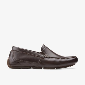 Clarks Markman Plain Dark Brown Nette Schoenen Heren Donkerbruin | 0796845-YR