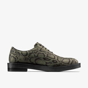 Clarks Martine Rose Mens Oxford 2 Green Textile Nette Schoenen Heren Groen | 0129376-RX