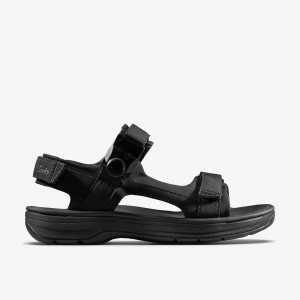 Clarks Martine Rose Mens Sandal 2 Black Textile Sandalen Heren Zwart | 4932157-TI