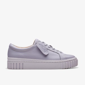 Clarks Mayhill Walk Lilac Leather Platform Schoenen Dames Paars | 1609287-GD