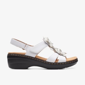 Clarks Merliah Sheryl White Sandalen Dames Wit | 9124867-YJ