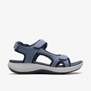 Clarks Mira Bay Denim Blue Sandalen Dames Blauw | 4951702-FL