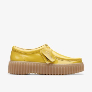 Clarks Torhill Bee Yellow Patent Platform Schoenen Dames Geel | 1698735-QD