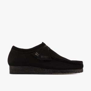 Clarks Wallabee Black Suede Wallabees Heren undefined | 6853791-YB