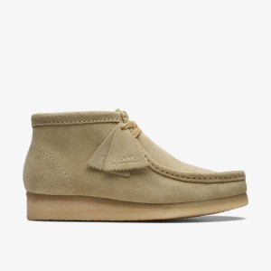 Clarks Wallabee Boot Maple Suede Laarzen Dames Maple | 3759628-BI