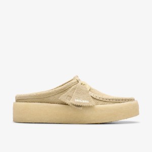 Clarks Wallabee Cup Lo Light Maple Klompen Dames Licht | 0165394-TP