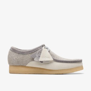 Clarks Wallabee Grey/Off White Wallabees Heren undefined | 9861034-JZ