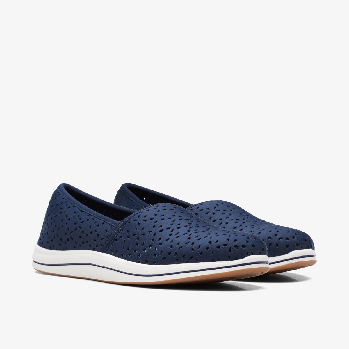 Clarks Breeze Emily Navy Slip Ons Dames Donkerblauw | 7318459-CX