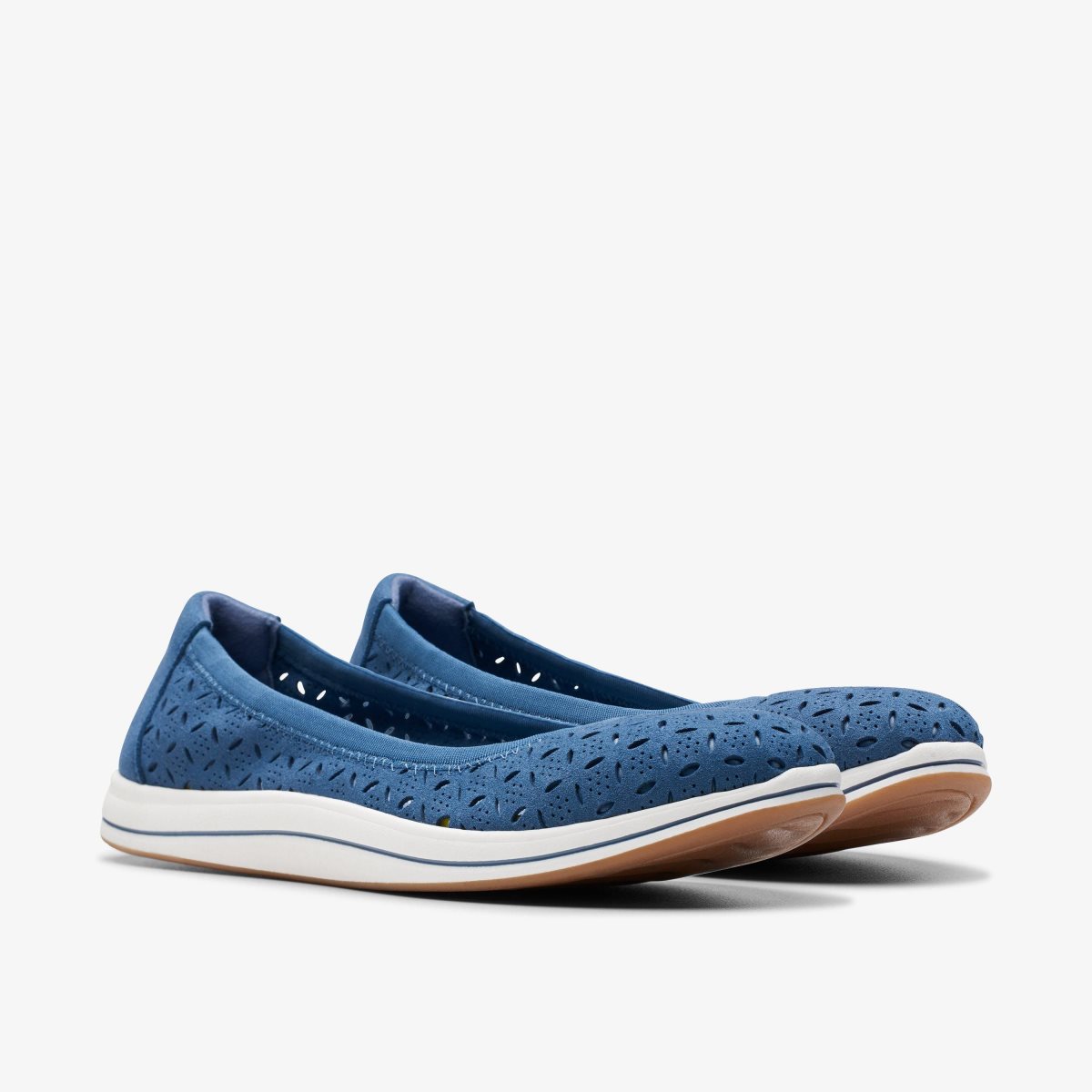 Clarks Breeze Roam Blue Slip Ons Dames Blauw | 8375490-PW