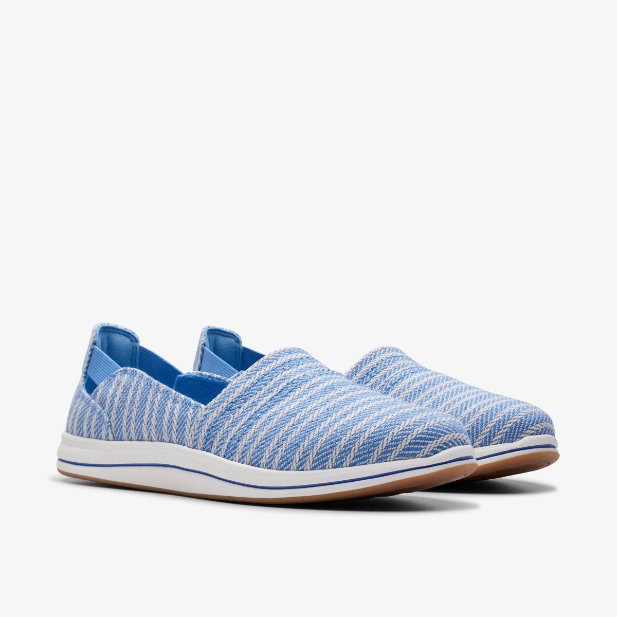 Clarks Breeze Step II Denim Slip Ons Dames Blauw | 4157069-OD