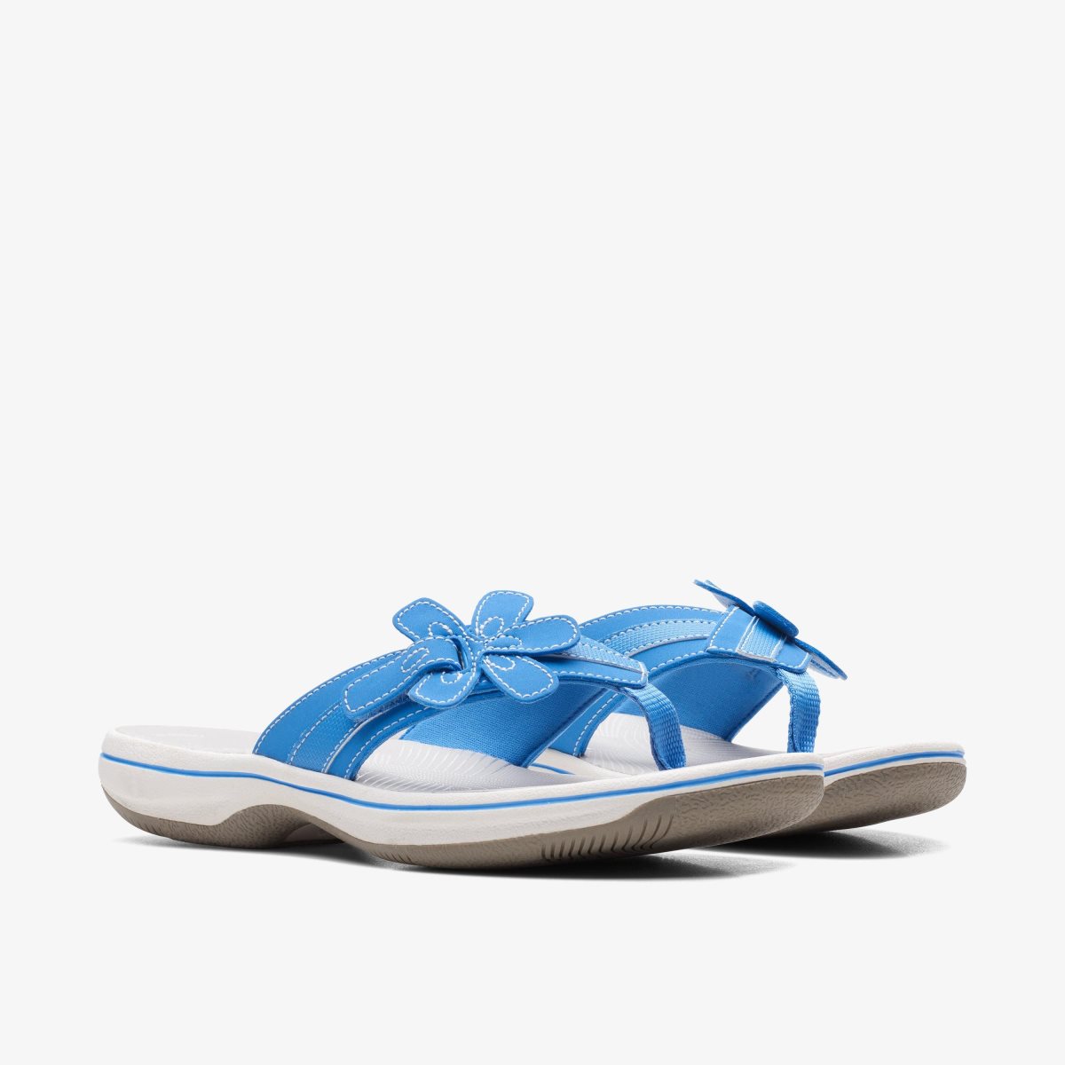 Clarks Brinkley Flora Blue Sandalen Dames Blauw | 6310924-BY