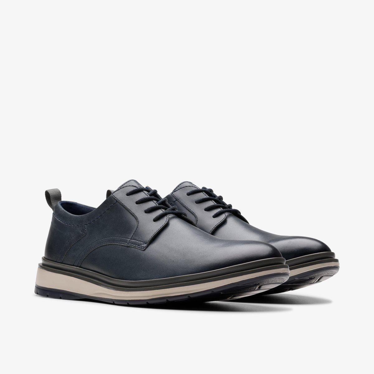 Clarks Chantry Lo Navy Leather Nette Schoenen Heren Donkerblauw | 6871902-AI