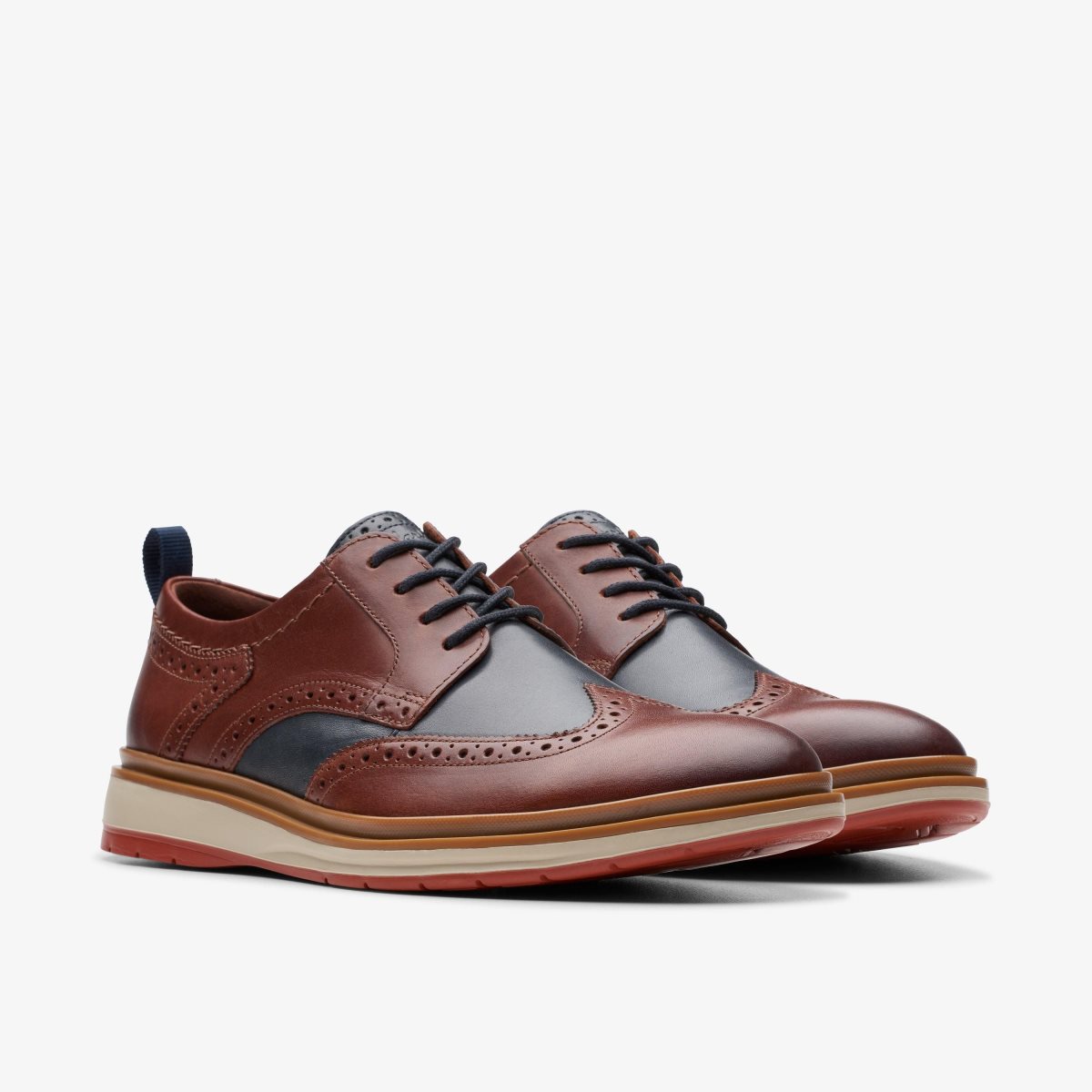 Clarks Chantry Wing British Tan Combination Nette Schoenen Heren Bruin | 0418726-WD