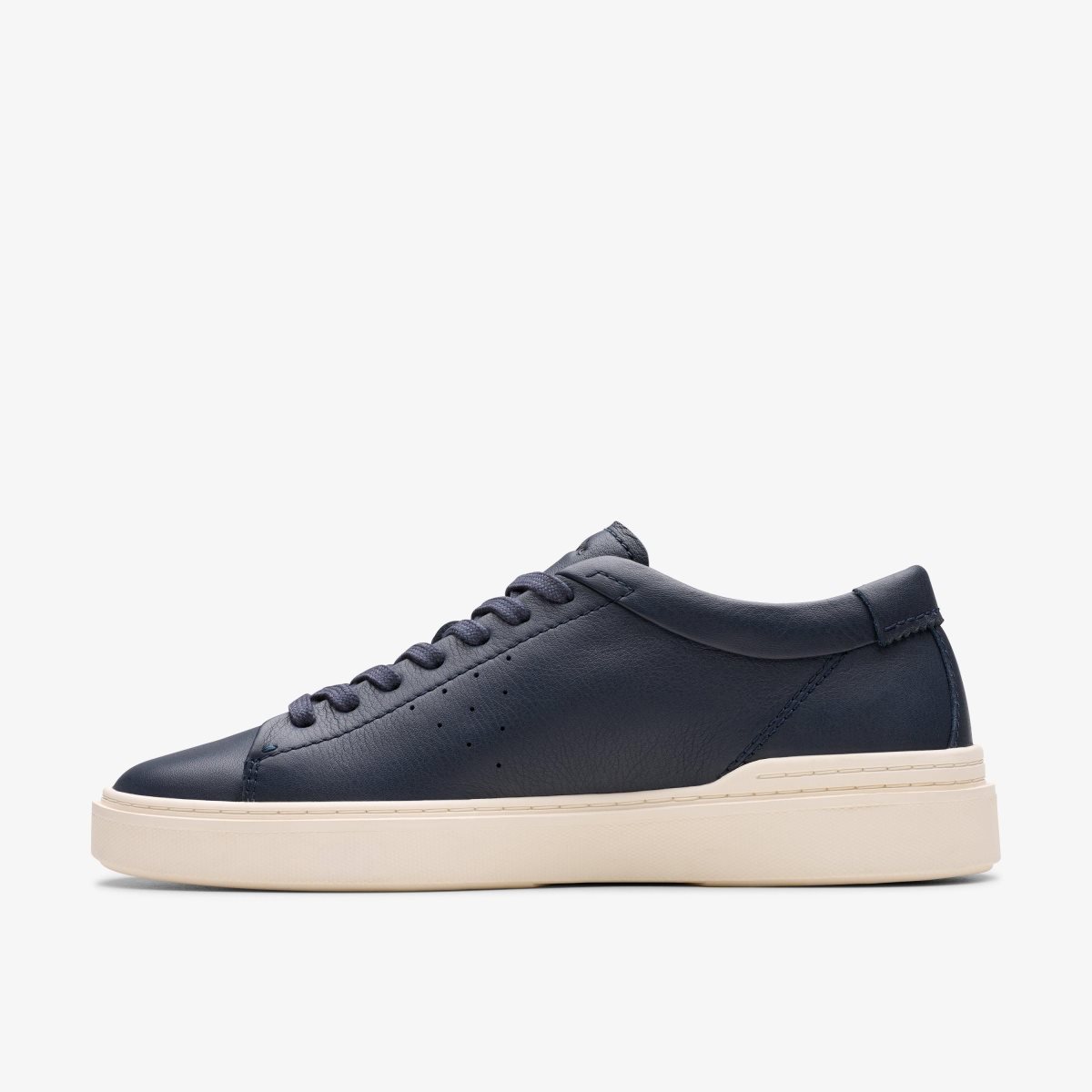 Clarks Craft Swift Navy Leather Sneakers Heren Donkerblauw | 6975430-JT