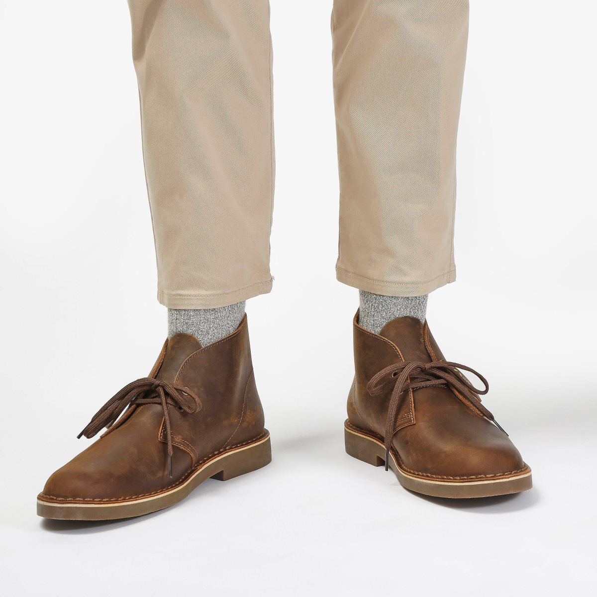 Clarks Desert Boot Evo Beeswax Leather Nette Schoenen Heren Beeswax | 0923184-YU