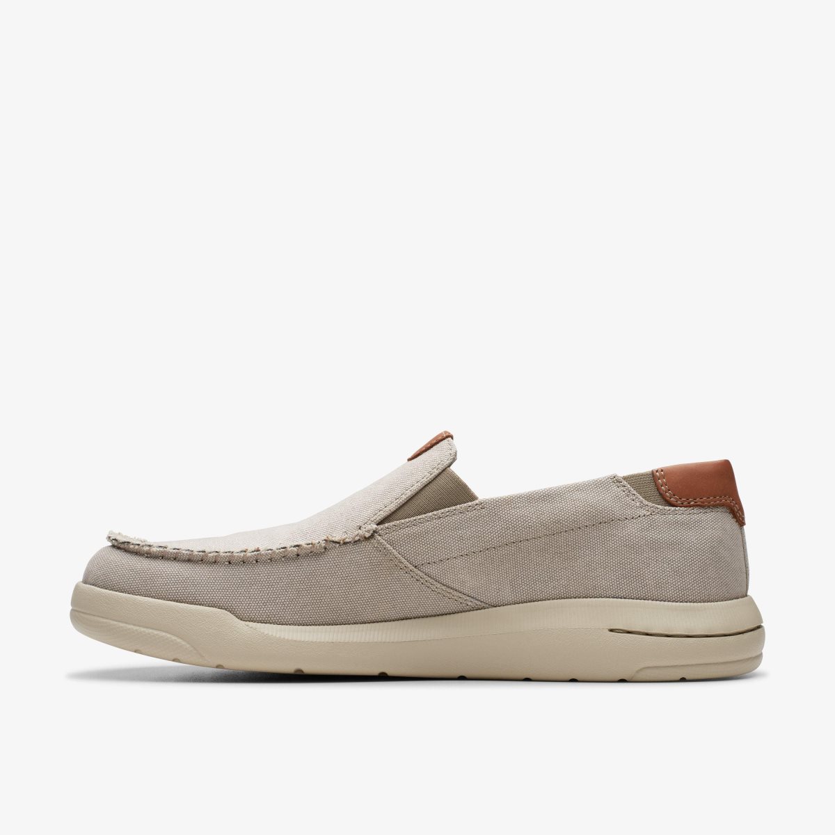 Clarks Driftlite Step Light Grey Combination Slip On & Loafers Heren Lichtgrijs | 8267513-DZ