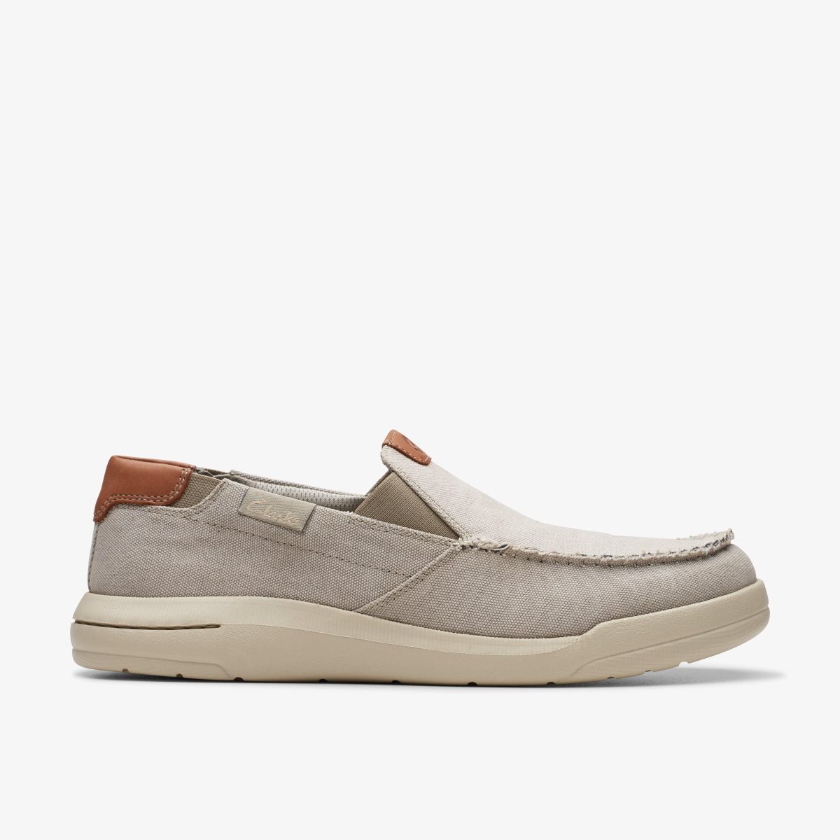 Clarks Driftlite Step Light Grey Combination Slip On & Loafers Heren Lichtgrijs | 8267513-DZ