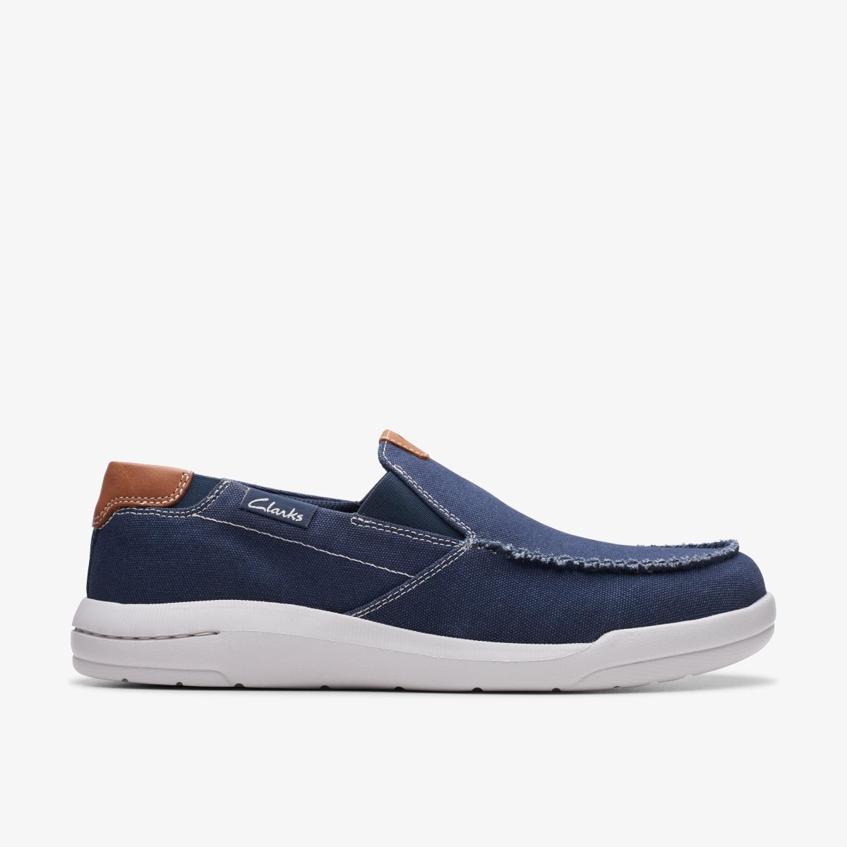 Clarks Driftlite Step Navy Combination Slip On & Loafers Heren Donkerblauw | 7682510-OT