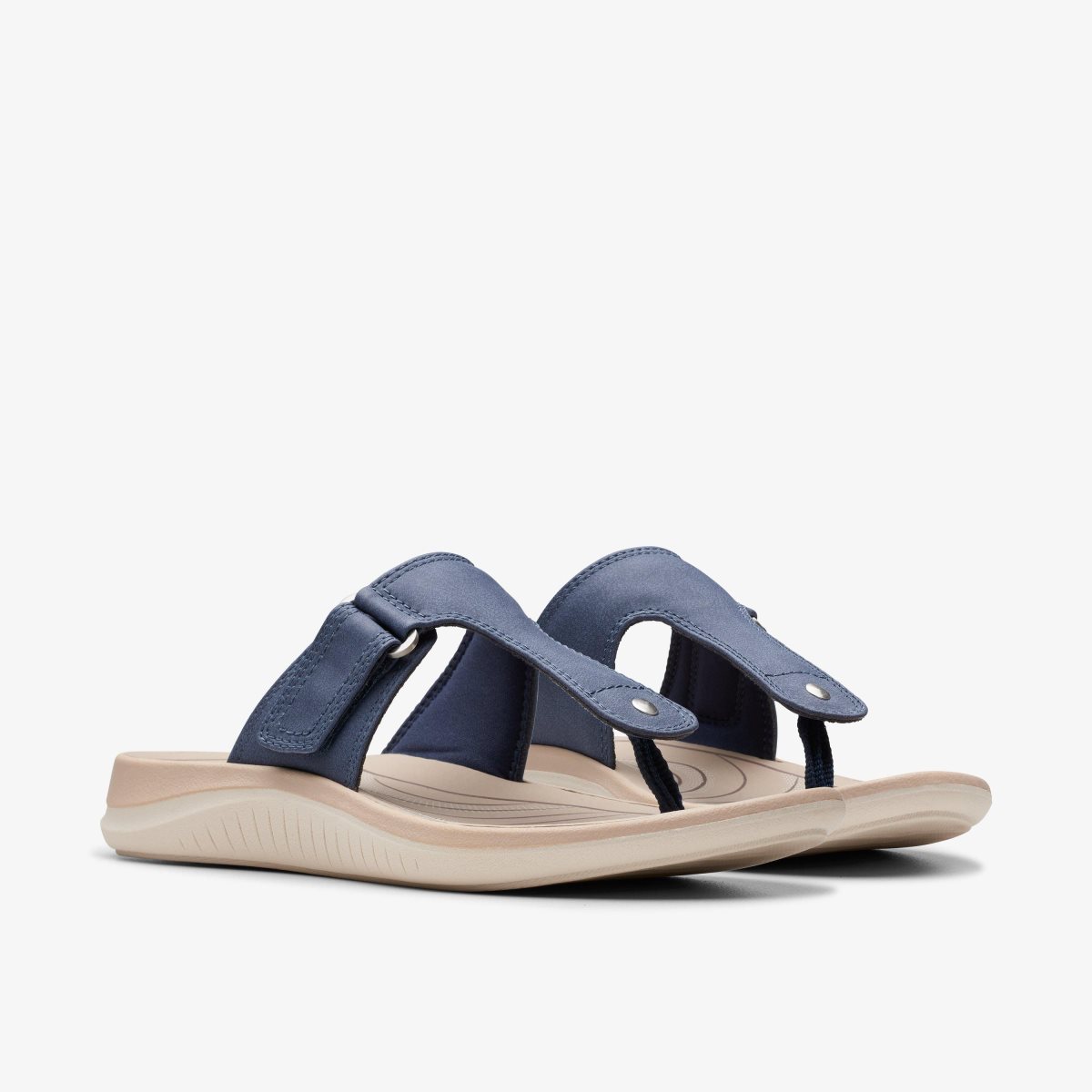 Clarks Glide Walk Navy Sandalen Dames Donkerblauw | 6058149-MI