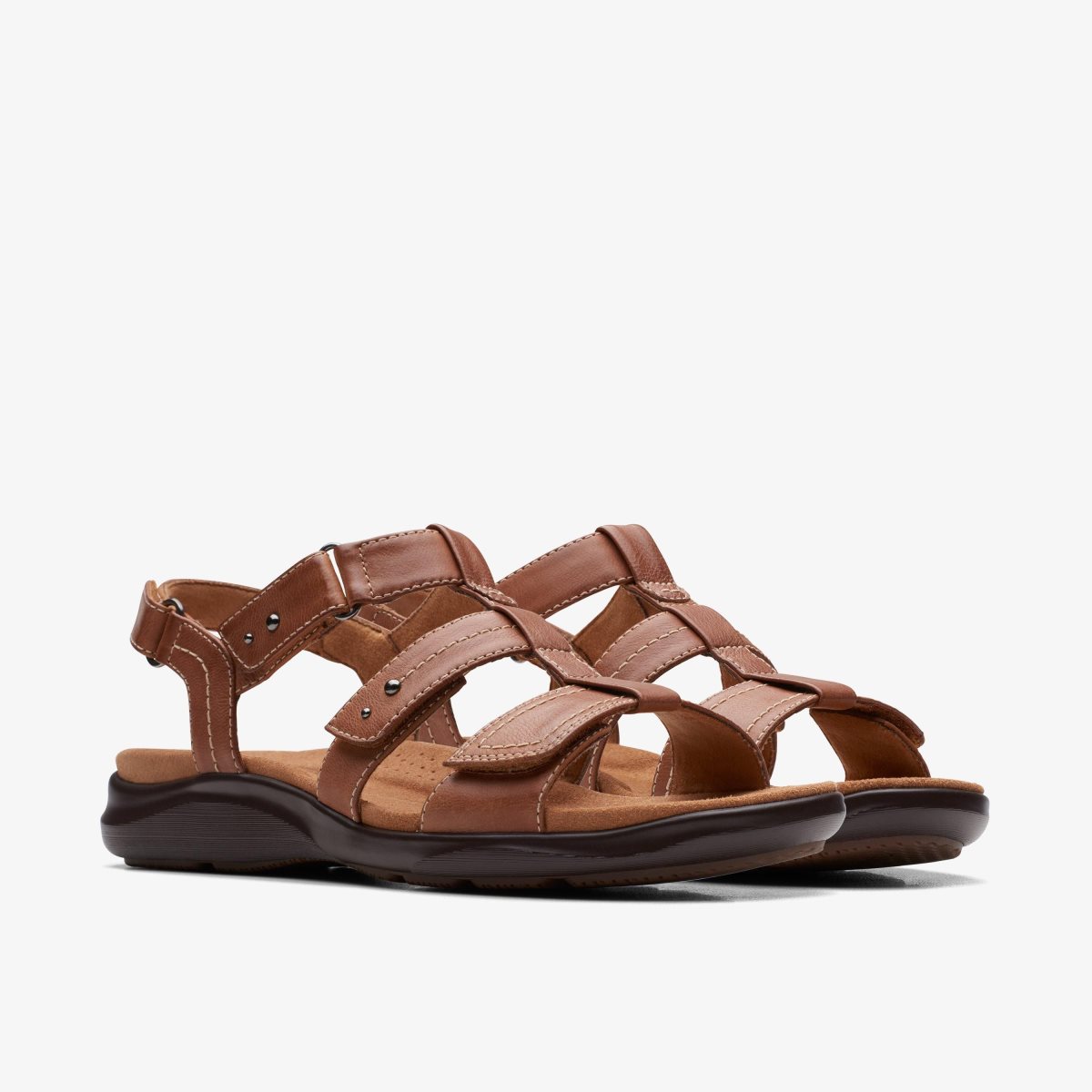 Clarks Kitly Step Tan Sandalen Dames Bruin | 1974260-OS