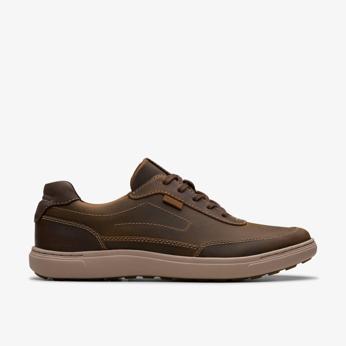 Clarks Mapstone Trail Beeswax Leather Sneakers Heren Beeswax | 2701489-MX