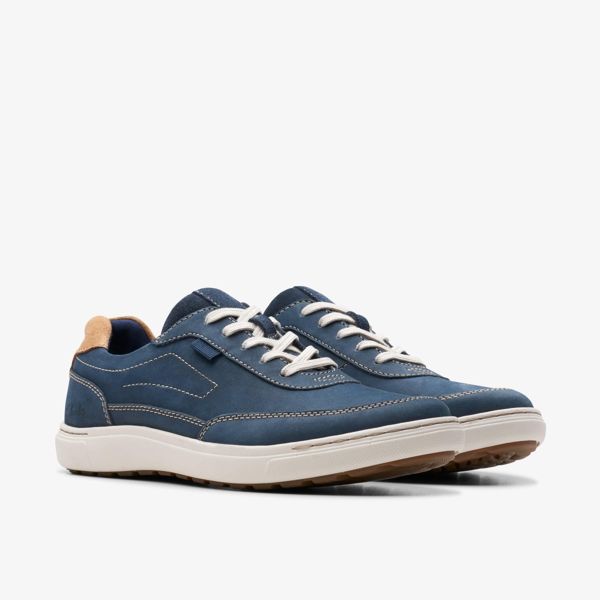 Clarks Mapstone Trail Navy Nubuck Sneakers Heren Donkerblauw | 2547610-SB