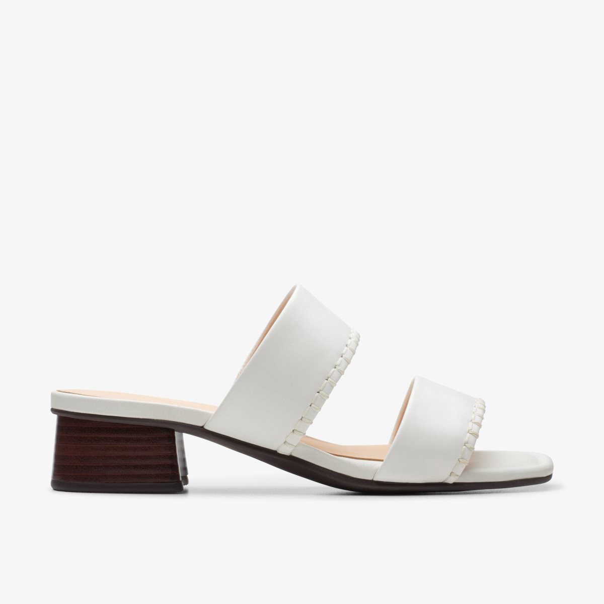 Clarks Serina 35 Mule Off White Leather Sandalen Dames Wit | 7382495-YN