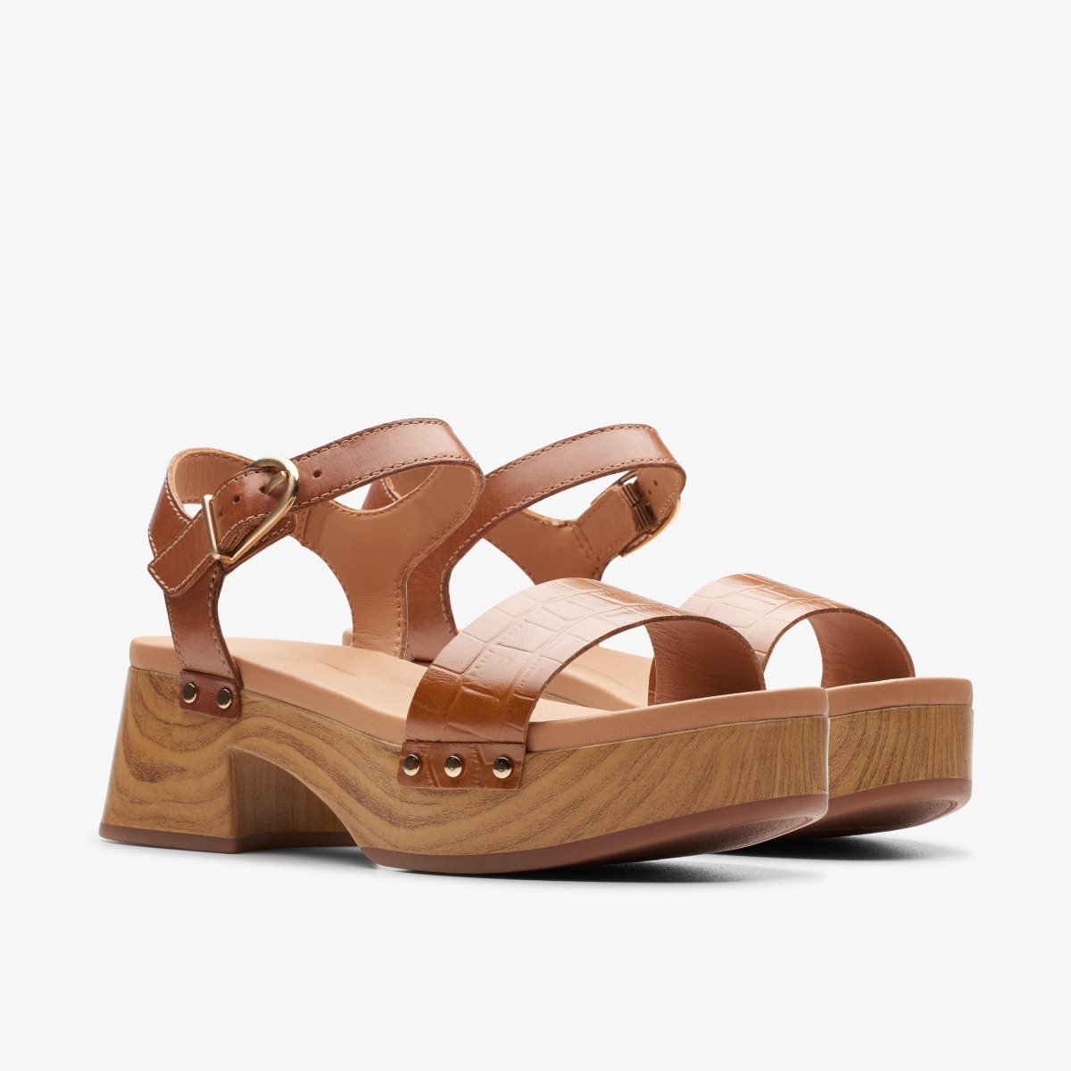 Clarks Sivanne Bay Tan Interest Sandalen Dames Bruin | 4128359-DP