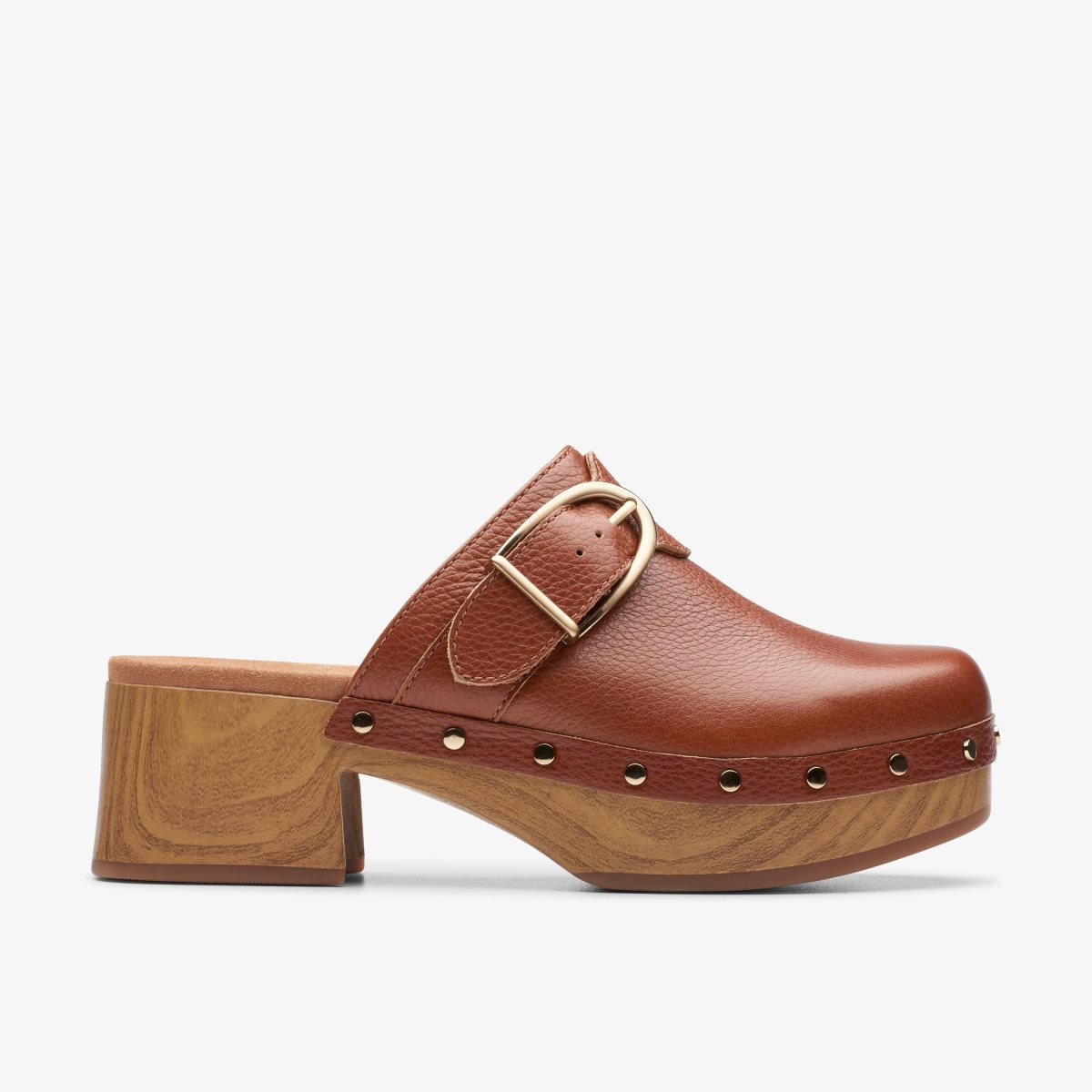 Clarks Sivanne Sun Tan Leather Klompen Dames Bruin | 9127803-UO