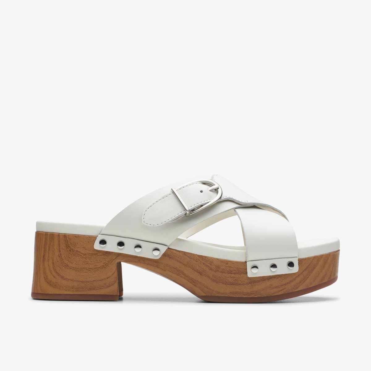 Clarks Sivanne Walk Off White Leather Sandalen Dames Wit | 9620148-CZ