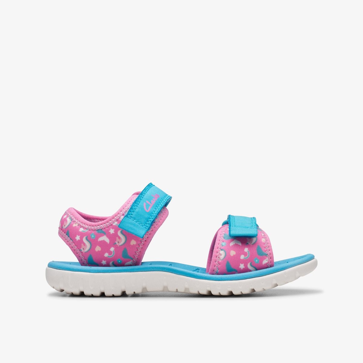 Clarks Surfing Tide Kid Hot Pink Sandalen Kinderen Roze | 8254039-YC