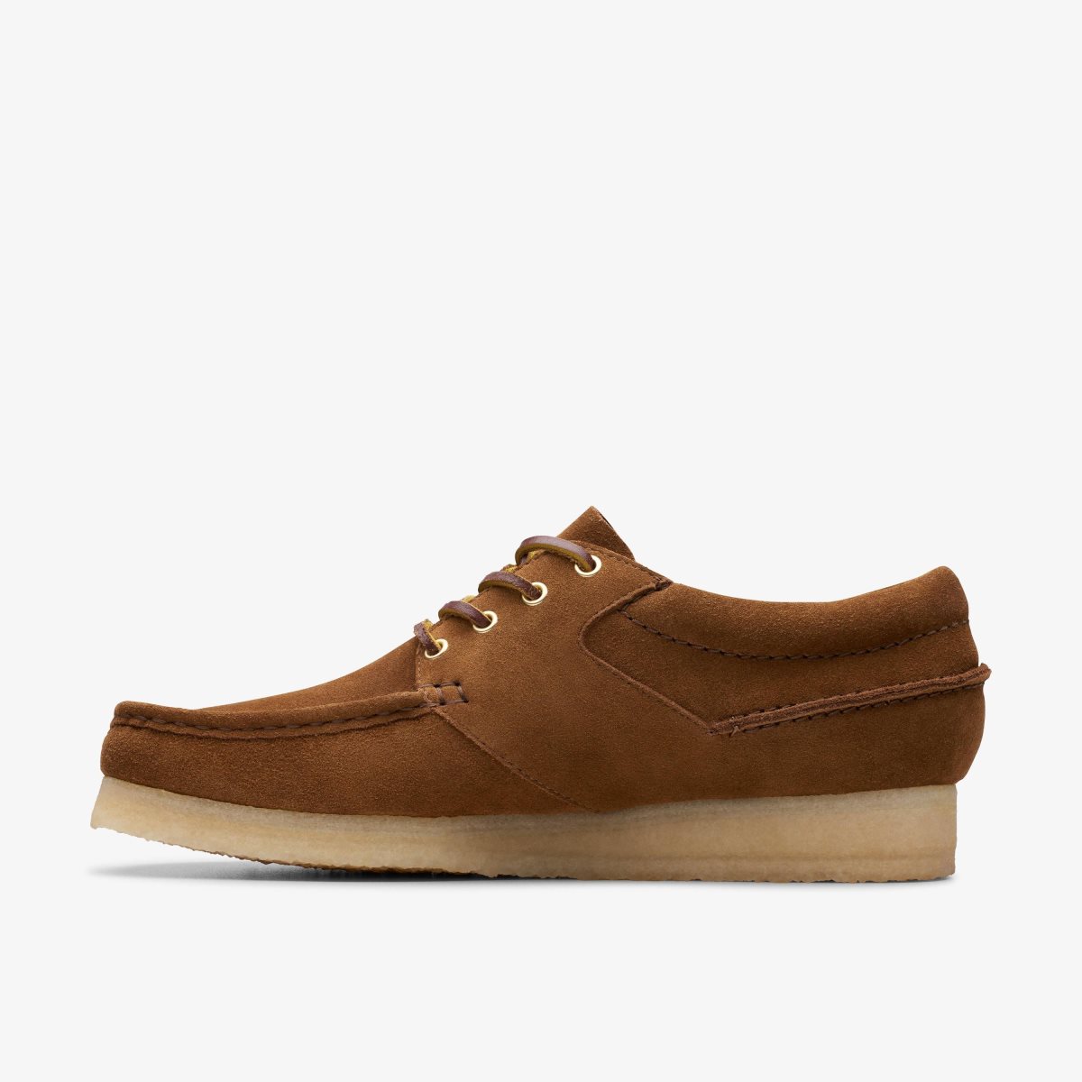 Clarks Wallabee Boat Cola Suede Wallabees Heren Cola | 8253967-CD