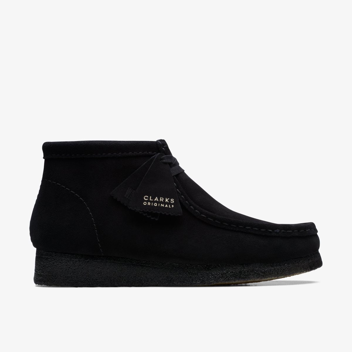 Clarks Wallabee Boot Black Suede Wallabees Heren Zwart | 3519076-AD