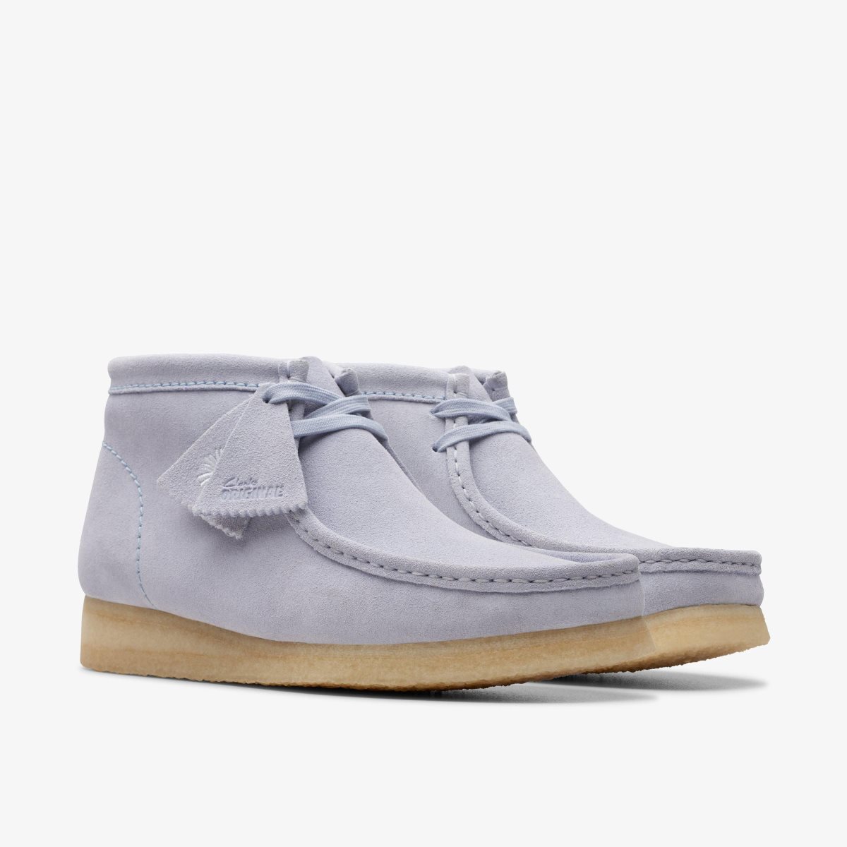 Clarks Wallabee Boot Cloud Grey Suede Wallabees Heren Grijs | 8153790-MA