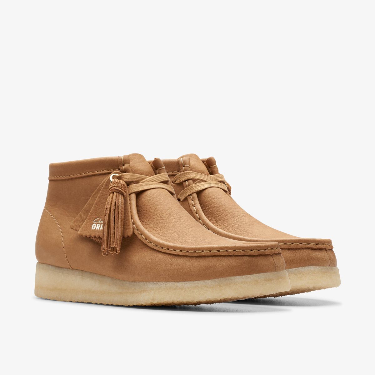 Clarks Wallabee Boot Mid Tan Leather Laarzen Dames Bruin | 9367250-XS