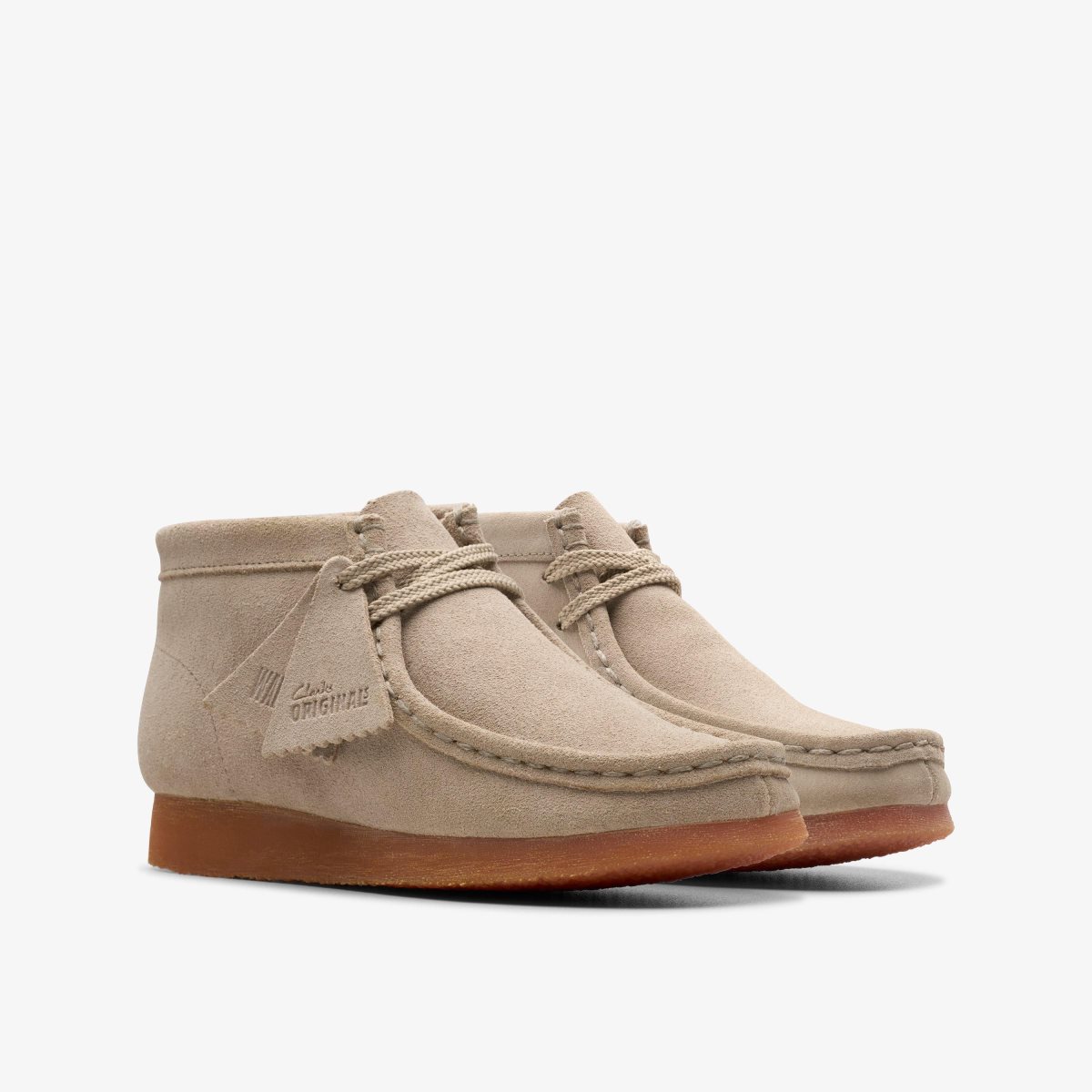 Clarks Wallabee Boot Older Sand Originele Schoenen Kinderen Bruin | 8569041-UJ