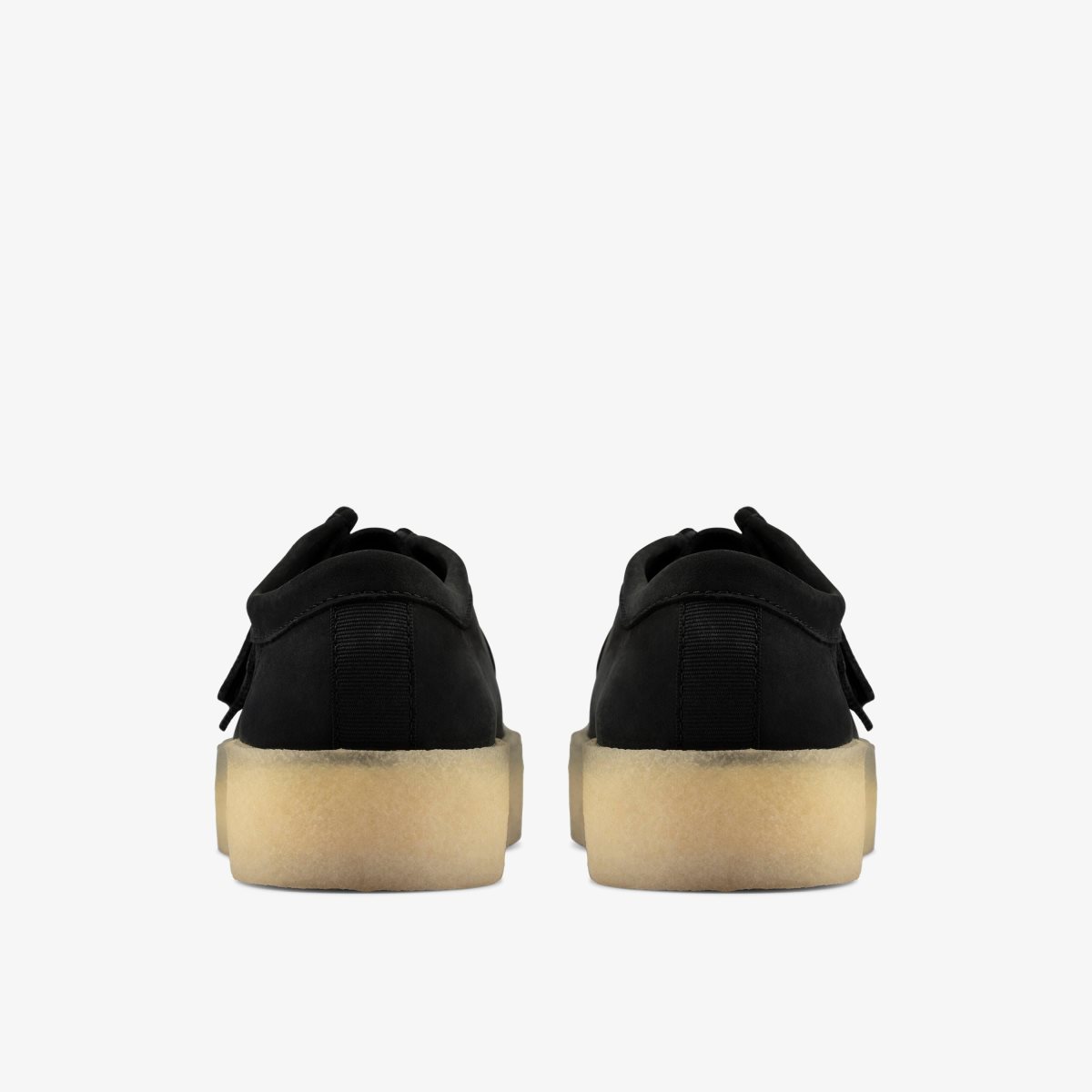 Clarks Wallabee Cup Black Nubuck Wallabees Heren Zwart | 5710843-GK