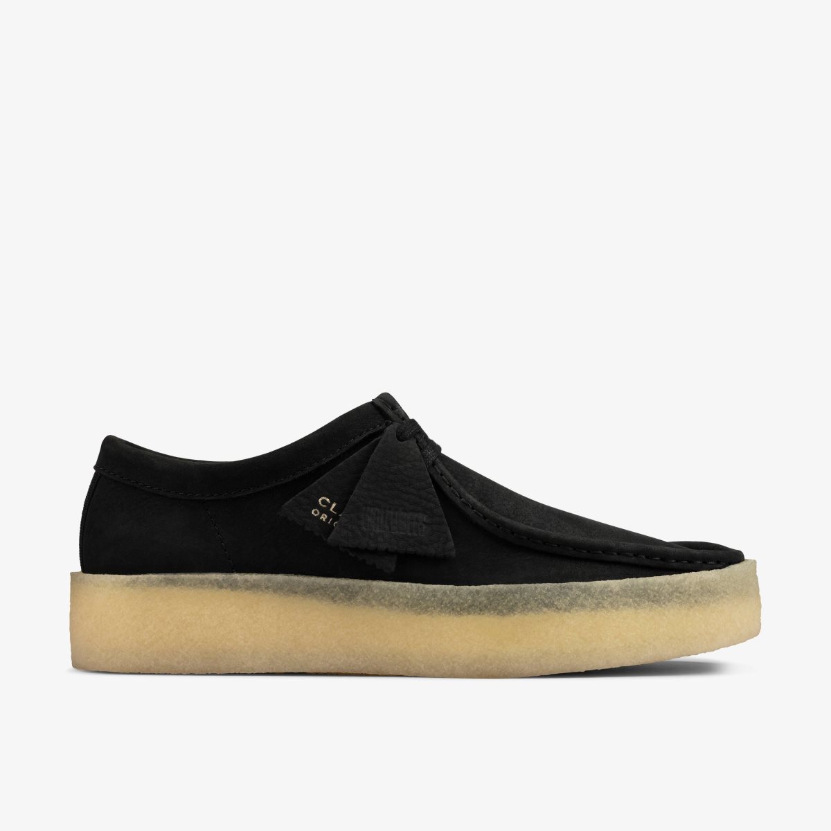 Clarks Wallabee Cup Black Nubuck Wallabees Heren Zwart | 5710843-GK