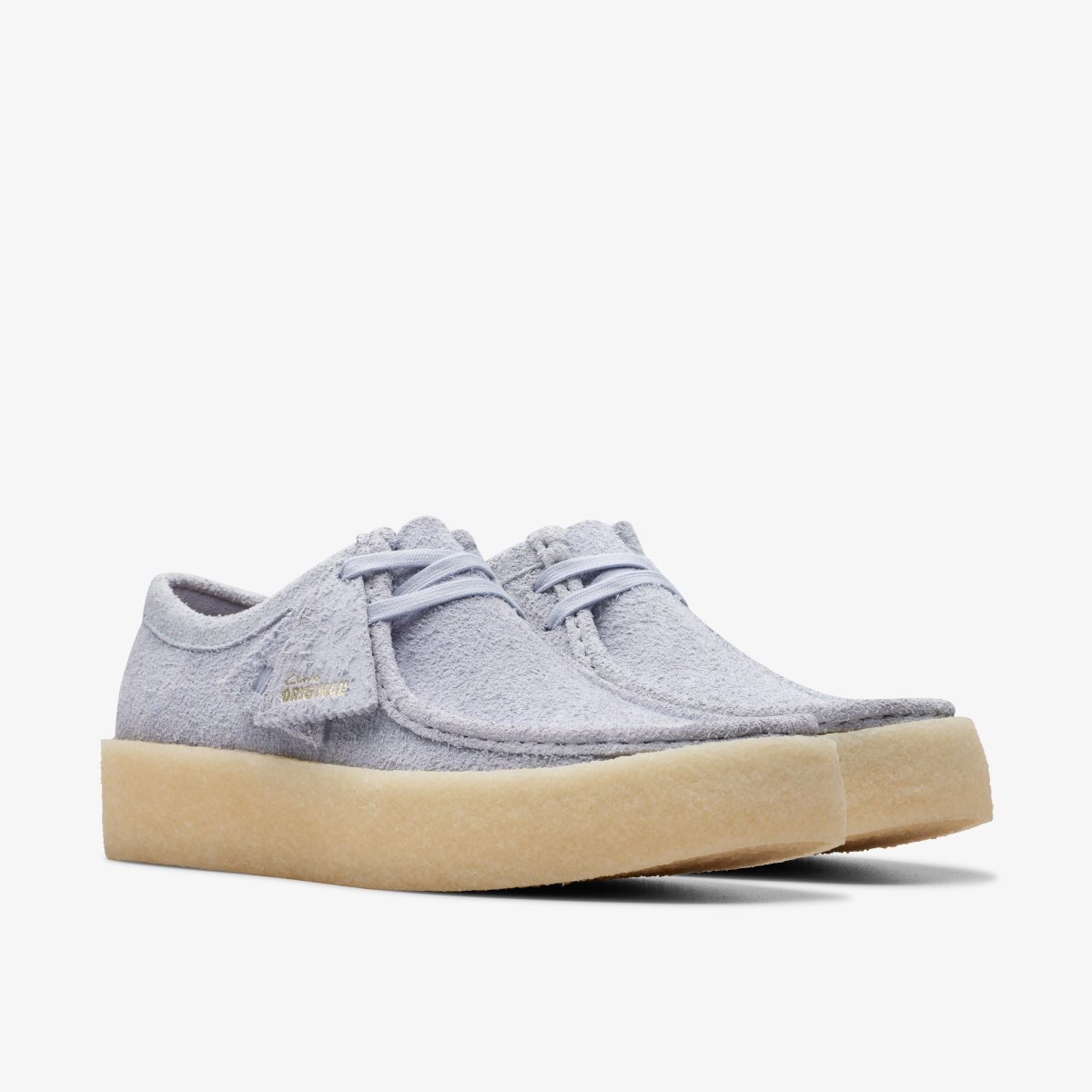 Clarks Wallabee Cup Cloud Grey Suede Wallabees Heren Grijs | 7830591-BL