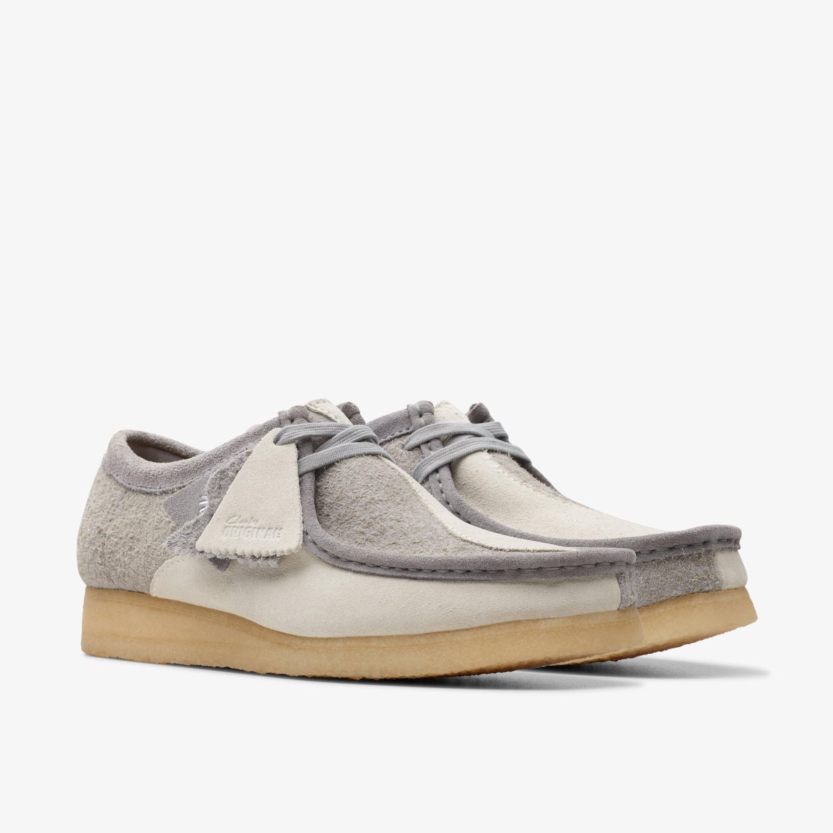 Clarks Wallabee Grey/Off White Wallabees Heren undefined | 9861034-JZ