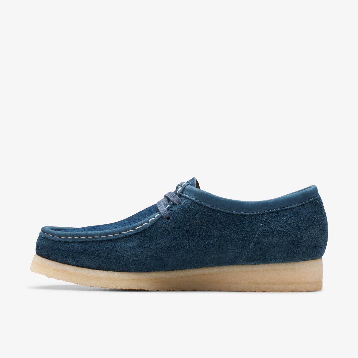 Clarks Wallabee Navy/Teal Suede Wallabees Heren Donkerblauw Turquoise | 4023958-OH